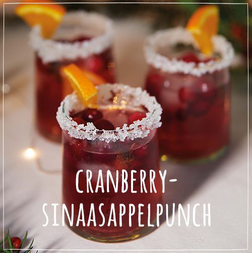 Kerstmenu cranberry-sinaasappelpunch | Dille & Kamille 