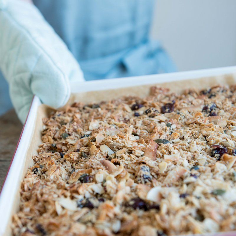 Granola met kokos en amandelen