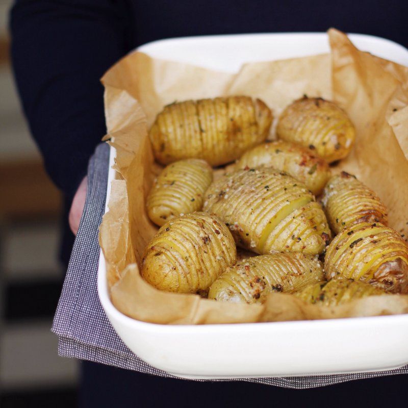 recept hasselback aardappelen
