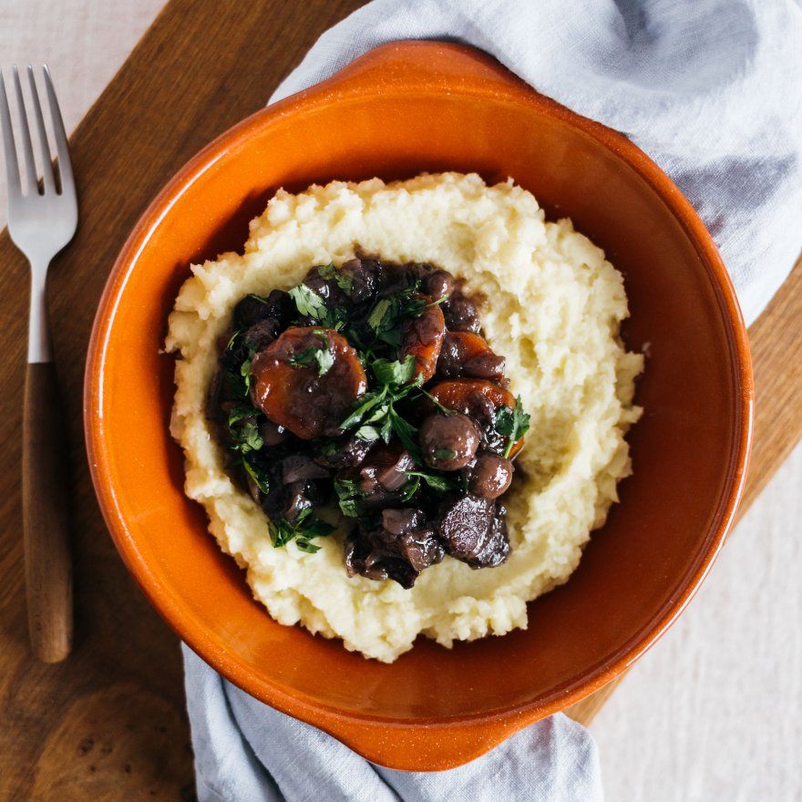 Winterse stoofpot met pastinaakpuree