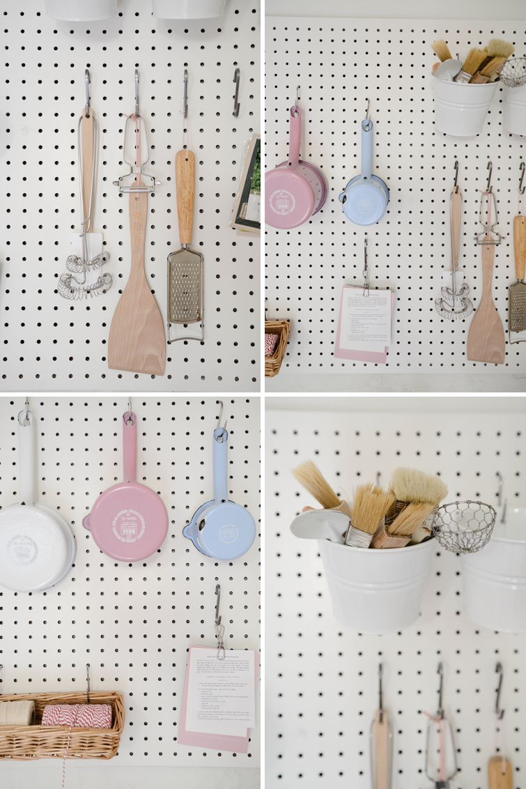 zelf gaatjesboard maken voor in de keuken