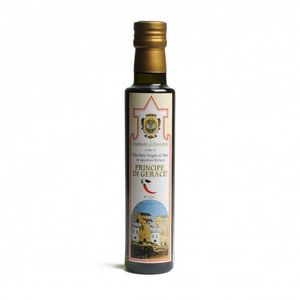 Olijfolie extra vergine, met chilipepertjes, biologisch, 250 ml