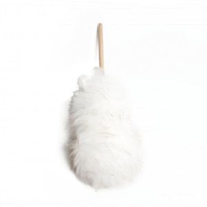 Feather duster, Merino wool, 52 cm