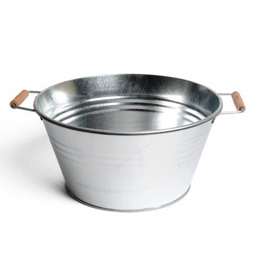 Small zinc bucket, ⌀ 35 x 17.5 cm