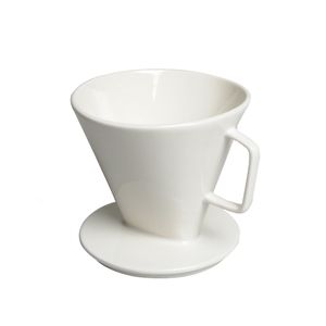 Coffee filter holder, porcelain