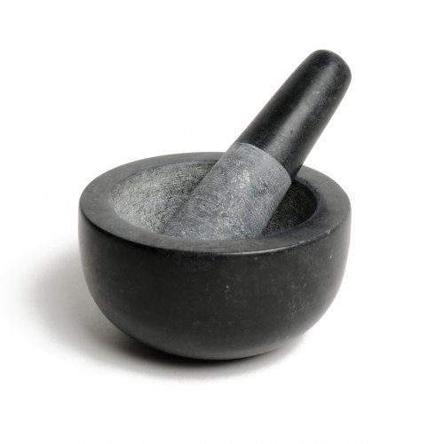 Misverstand Corroderen procedure Vijzel, zwart graniet, Ø 9,5 cm | Oosters koken | Dille & Kamille