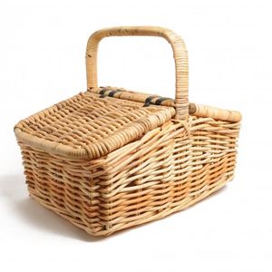 Picknickmand, rotan, 54 x 37 x 25 cm