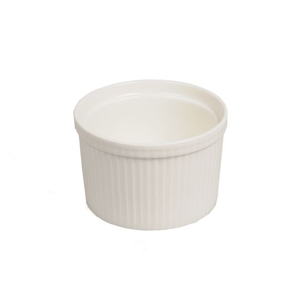 Souffléschaaltje/ ramekin, porselein, hoog, Ø 11 cm