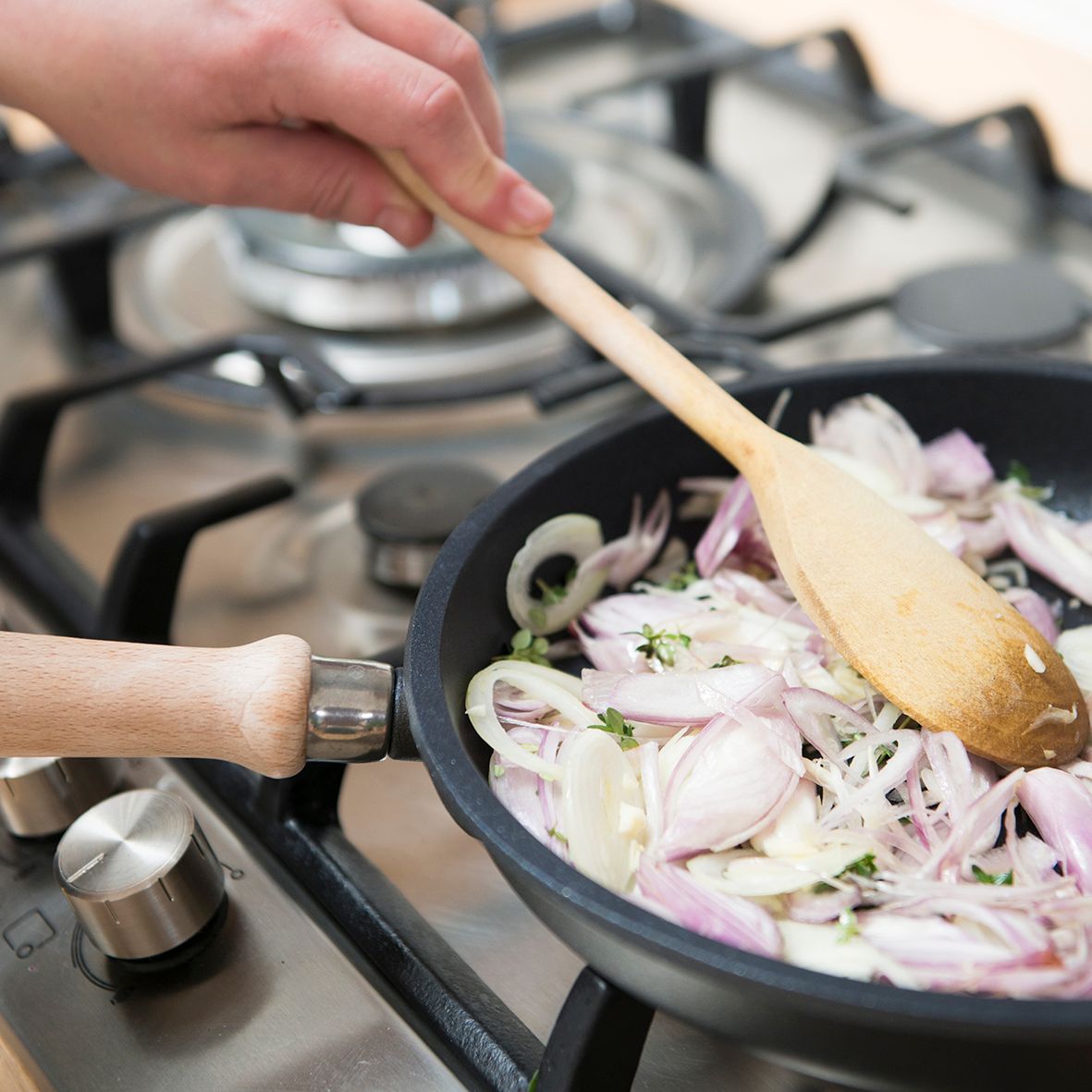 Cuillere Bois Bambou Lot De 6 Cuillères En Bois De Hêtre - 30,5cm