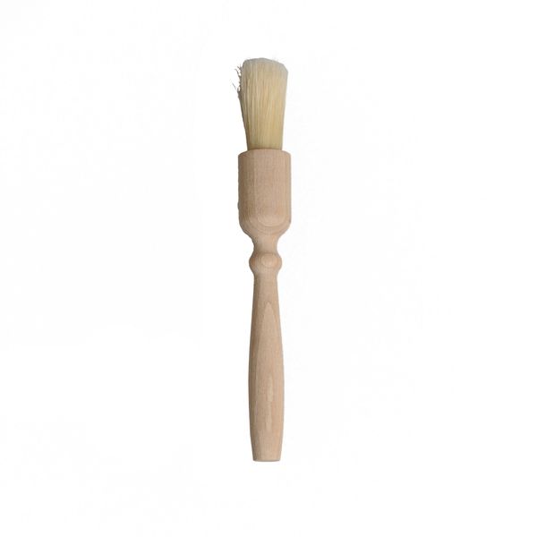 Pastry brush, round, beech