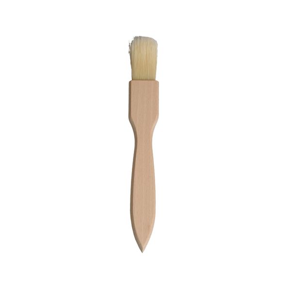 Pastry brush, round, beech