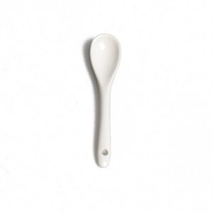 Spoon, porcelain, 8 cm