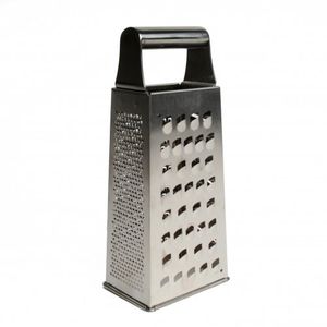 Box grater, extra sharp, stainless steel
