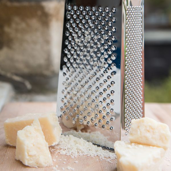 Box grater, extra sharp, stainless steel