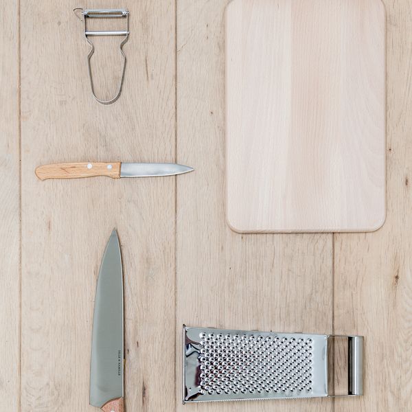 Box grater, extra sharp, stainless steel