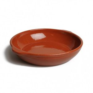 Ovenschaal rond, rood aardewerk, Ø 18 cm