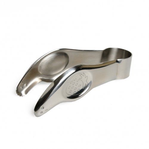 Aardbei- ontkroner met tandjes, roestvrij staal