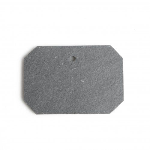 Slate, sign, 8 x 5.5 cm