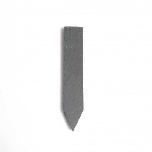 Leisteen, steeketiket, 13 x 2,5 cm 