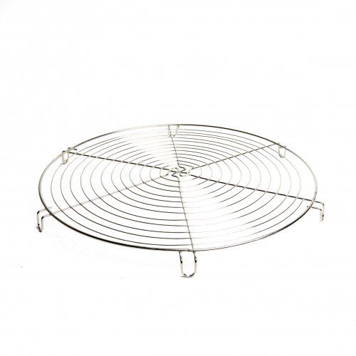 Grille à pâtisserie, métal étamé, Ø 30,5 cm