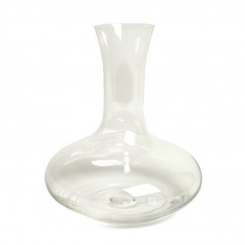Decanter, crystal glass