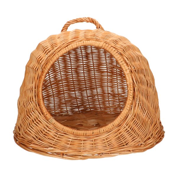 Pet basket, willow, 49 x 44 cm