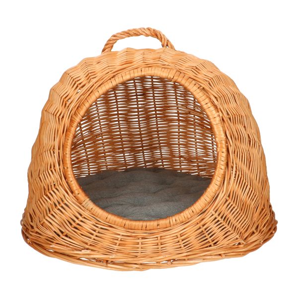 Panier pour chat ou chien, saule, 49 x 44 cm Panier pour chat ou chien, saule, 49 x 44 cm