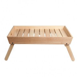 Bed table, rubberwood