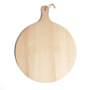 Snij-/pizzaplank, beukenhout, Ø 40 cm