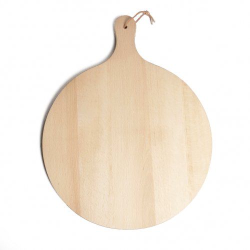 Schneide-/Pizzabrett, Buchenholz, Ø 40 cm
