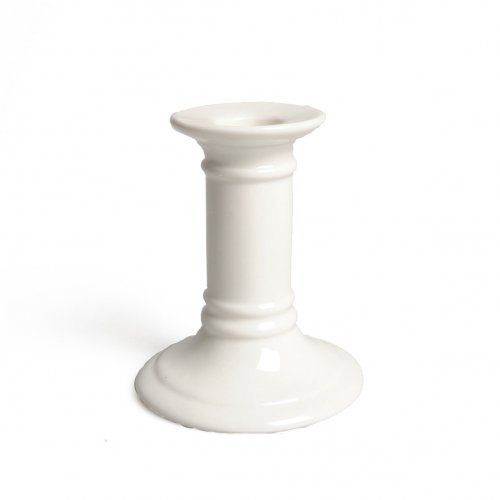 Candle holder, high, porcelain