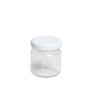 Jar smooth with lid, mini, 50 ml