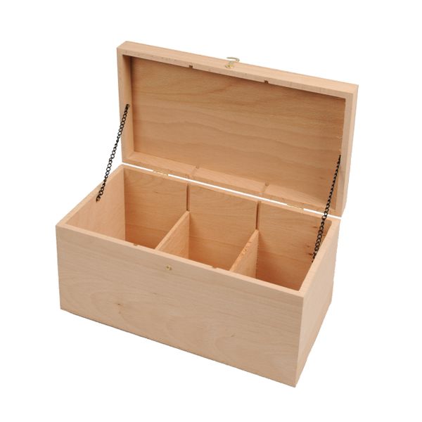 Boîte coffret pour graines potagères, bois de hêtre