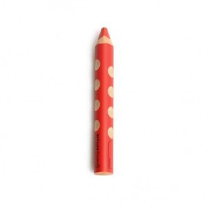 Colour pencil 3 in 1, ergonomic grip, red