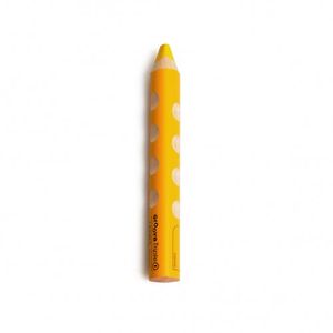 Colour pencil 3 in 1, ergonomic grip, yellow 