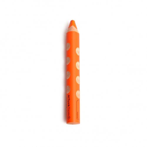 Crayon 3 en 1, tenue ergonomique, orange