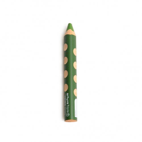 Buntstift 3 in 1, ergonomischer Griff, olivgrün