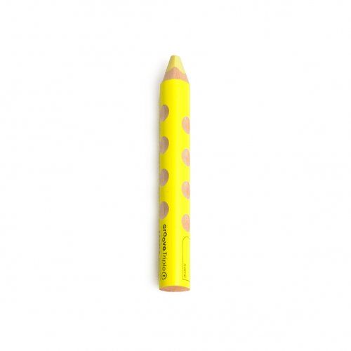 Image of Kleurpotlood 3 in 1, ergonomische grip, fel geel