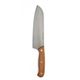 D&K Santoku-Messer mit Griff aus Buchenholz, 32 cm