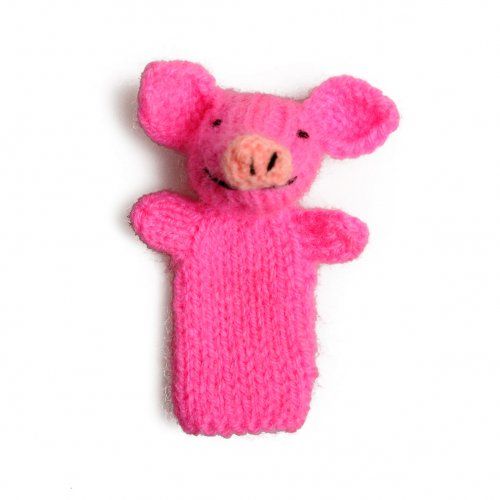 Pig finger puppet