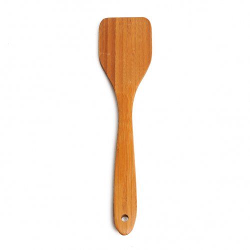 Spatula, straight, bamboo, 30 cm