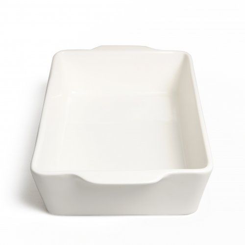 White oven dish, porcelain, 33 cm