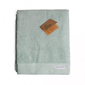 Handdoek, bio-katoen, celadongroen, 50 x 100 cm