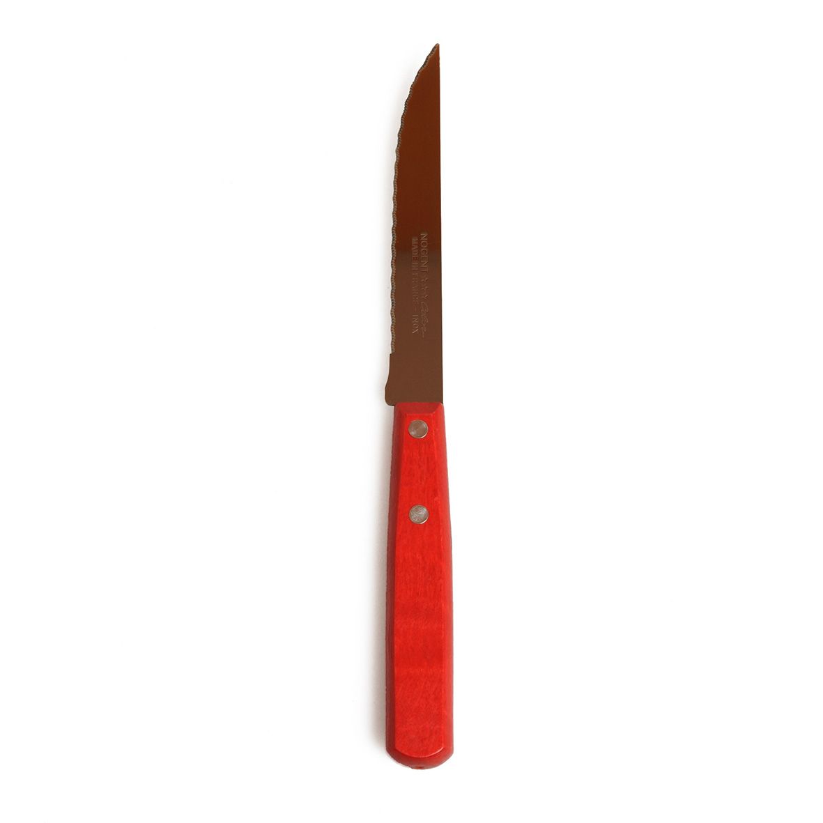 Couteau de cuisine à lame rectangulaire, manche en Hêtre