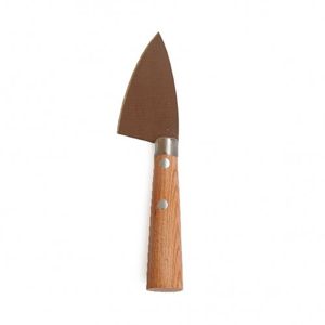 Cheese knife/knife for hard cheeses, beechwood handle, 15.5 cm