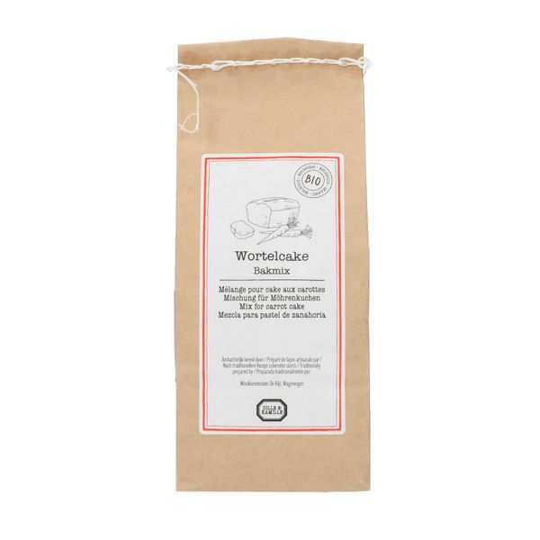 Mélange pour cake au carottes, biologique, 500 g Mélange pour cake au carottes, biologique, 500 g