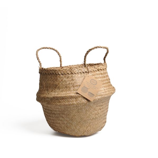 Harvest basket, seagrass, natural, 25 x 40 cm