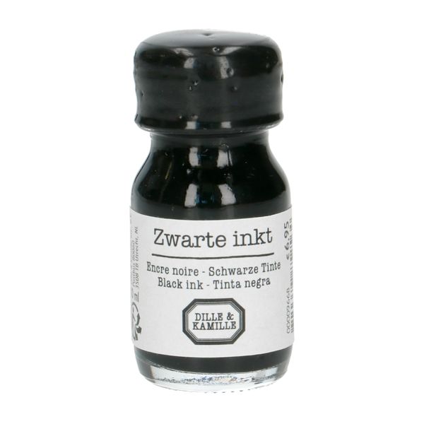 Inkt, zwart, 10 ml