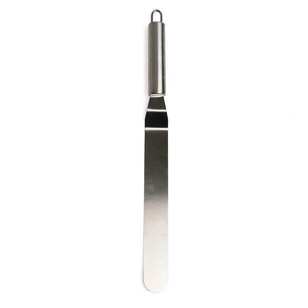 Couteau à palette/glaçage, courbé, inox, 37 cm