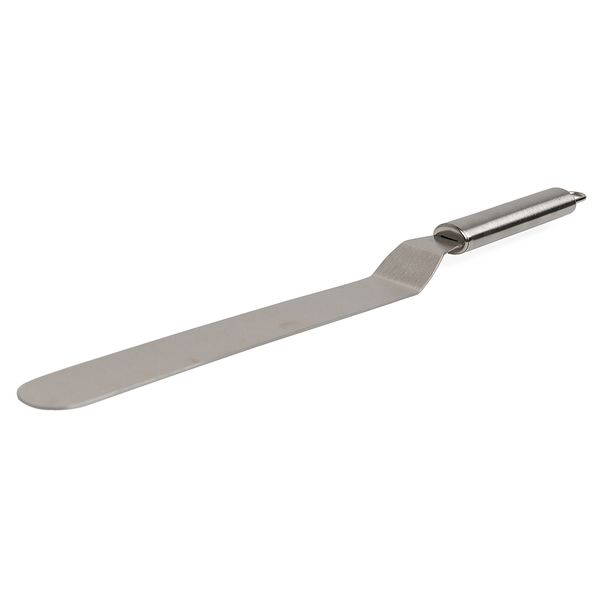 Couteau à palette/glaçage, courbé, inox, 37 cm